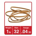 Just Launched | Universal UNV00132 0.04 in. Gauge Size 32 Rubber Bands - Beige (820/Pack) image number 2