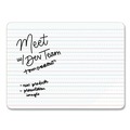 White Boards | U Brands 483U00-01 12 x 9 Double-Sided Dry Erase Lap Board - White Surface (10/Pack) image number 2