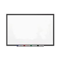 White Boards | Quartet 2548B 96 in. x 48 in. Classic Series Porcelain Magnetic Dry Erase Board - White Surface, Black Aluminum Frame image number 0