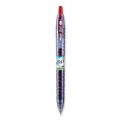 Pens | Pilot 31602 Fine 0.7 mm Retractable Red Ink B2P Bottle-2-Pen Recycled Gel Pen - Translucent Blue Barrel (1-Dozen) image number 0