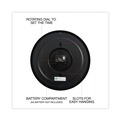 Back to School Sale | Universal UNV11381 13.5 in. Round Indoor/Outdoor Wall Clock - Black Case image number 5