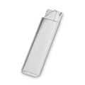 Just Launched | Cosco 091460 Jiffi-Cutter 3 in. Metal Handle Compact Utility Knife with Retractable Blade - Chrome (12/Box) image number 1