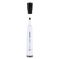 Washable Markers | Universal UNV43655 Broad Chisel Tip Dry Erase Marker Value Pack - Black (36/Pack) image number 3