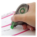 Erasers & Correction Supplies | Tombow 68620 0.17 in. x 394 in. Non-Refillable MONO Correction Tape - Gray/Clear Applicator, White Tape image number 3