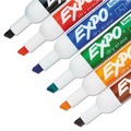 Washable Markers | EXPO 80556A Broad Chisel Tip Low-Odor Dry Erase Marker and Organizer Kit - Assorted Colors (6/Set) image number 2
