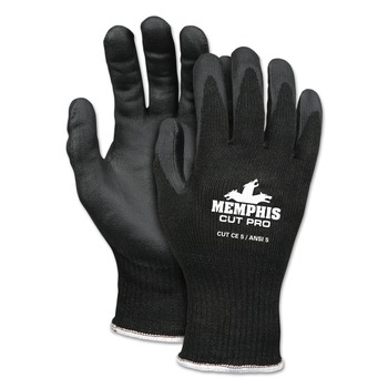 MCR Safety 92720NFXL Cut Pro HPPE/Nitrile Foam Gloves - X-Large, Black (1-Pair)