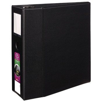 BINDERS | Avery 08901 3 EZD Rings 5 in. Capacity 11 in. x 8.5 in. Durable Non-View Binder with DuraHinge - Black