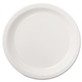  | Hoffmaster PL7095 9 in. Coated Paper Dinnerware Plate - White (500/Carton) image number 1