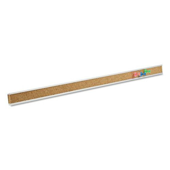 Quartet 2006 1 in. x 48 in. Bulletin Bar - Brown/Silver
