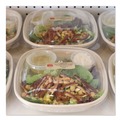 Food Trays, Containers, and Lids | World Centric BQLCS24 8.8 in. x 8.8 in. PLA Lids for Fiber Bowls - Clear (200/Carton) image number 2