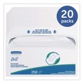 Paper & Dispensers | Scott 39000 14.5 in. x 17 in. Personal Seats Toilet Covers - White (20/Carton) image number 1