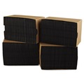  | Hoffmaster 180313 9-1/2 in. x 9-1/2 in. 2-Ply Beverage Napkins - Black (1000/Carton) image number 2