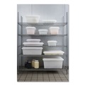 Just Launched | Rubbermaid Commercial FG350100WHT Food/tote Boxes, 21.5gal, 26w X 18d X 15h, White image number 4