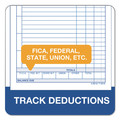 Recordkeeping & Forms | TOPS 3016 4.25 x 6.75 One Side Weekly Employee Time Cards (100/Pack) image number 4