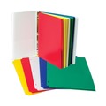 File Folders | C-Line 32930 11 x 8.5 3-Hole Punch Two-Pocket Heavyweight Poly Portfolio Folder - Assorted (10/Pack) image number 3