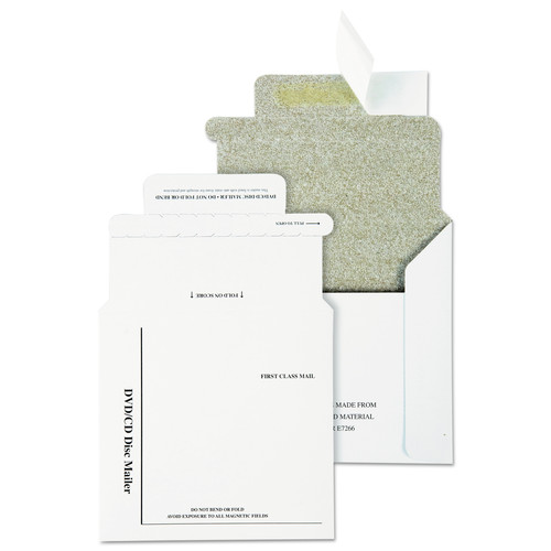 Just Launched | Quality Park QUAE7266 5 in. x 5 in. Foam Lined Multimedia Mailer - White (25/Box) image number 0
