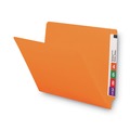 File Folders | Smead 25510 0.75 in. Expansion Shelf-Master Reinforced End Tab Colored Folders - Letter Size/Orange (100/Box) image number 6