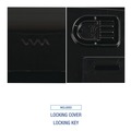 Paper & Dispensers | Boardwalk T1770BKBW 11.75 in. x 6.25 in. x 18 in. Ultrafold Multifold/C-Fold Towel Dispenser - Black Pearl image number 9
