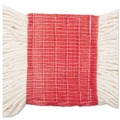  | Boardwalk BWK503WHEA 5 in. Super Loop Cotton/Synthetic Fiber Wet Mop Head - Large, White image number 3