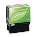 Stamps & Stamp Supplies | COSCO 2000PLUS 098369 1.5 in. x 0.56 in. Green Line Faxed Message Stamp - Red image number 0