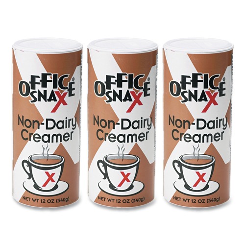 Condiments | Office Snax OFX00020G 12 oz Canister Reclosable Powdered Non-Dairy Creamer (3/Pack) image number 0
