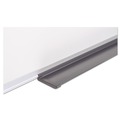 White Boards | MasterVision MA0507170 48 in. x 36 in. Value Lacquered Steel Magnetic Dry Erase Board - White Surface/Satin Aluminum Frame image number 3