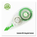 Erasers & Correction Supplies | Tombow 68722 0.17 in. x 315 in. MONO Non-Refillable Mini Correction Tape - Clear Applicator (10/Pack) image number 5
