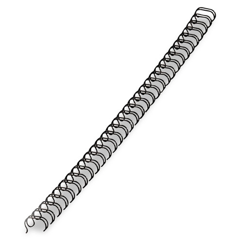 Sheet Protectors | Fellowes Mfg Co. 5255601 9/16 in. Diameter 130-Sheet Capacity Wire Bindings - Black (25/Pack) image number 0