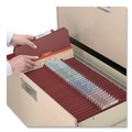 File Folders | Smead 13775 2/5-Cut Tab Pressboard Classification Folders with 4 SafeSHIELD Fasteners - Letter Size/Red (10/Box) image number 3