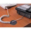 Office Cable Management | Cord Away 00202 2.38 in. Diameter Adjustable Grommet - Black image number 3