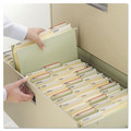 File Folders | Smead 14535 0.75 in. Expansion 2 Fasteners Letter Size 11-pt SuperTab Reinforced Guide Height Fastener Folders - Manila (50/Box) image number 6