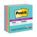 Notebooks & Pads | Post-it Notes Super Sticky 675-6SSMIA 4 in. x 4 in. Note Ruled Pads - Supernova Neon Collection Colors (6/Pack) image number 0