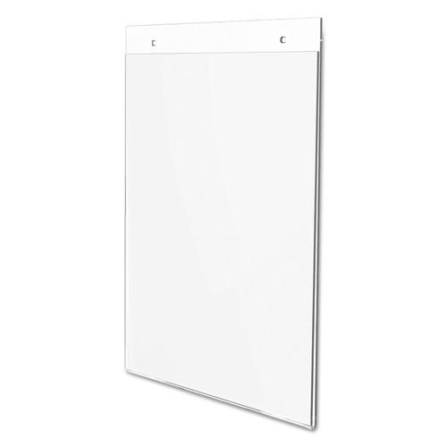 Office Presentation Supplies | Deflecto 68201 Classic Image 8.5 in. x 11 in. Portrait Wall-Mount Sign Holder - Clear image number 0