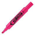 Highlighters | Avery 24010 HI-LITER Desk-Style Chisel Tip Highlighters - Fluorescent Pink Ink/Black Barrel (1-Dozen) image number 2