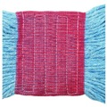  | Boardwalk BWK503BLCT 5 in. Super Loop Cotton/Synthetic Fiber Wet Mop Head - Large, Blue (12/Carton) image number 5