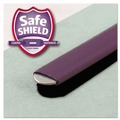 File Folders | Smead 14931 1 in. Expansion Recycled Pressboard Folders with 2 SafeSHIELD Fasteners - Letter Size/Gray-Green (25/Box) image number 5
