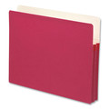 File Folders | Smead 73221 1.75 in. Expansion Colored File Pockets - Letter Size/Red image number 0