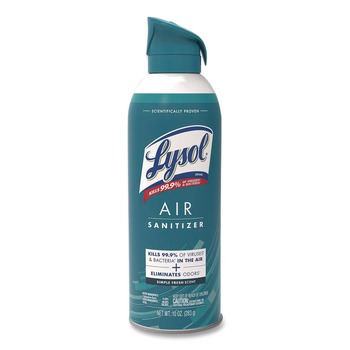 LYSOL Brand 19200-99350 Air Sanitizer Spray, Simple Fresh, 10oz Aerosol Spray
