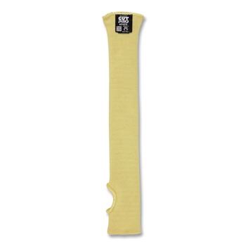 MCR Safety 9378TE Economy Series DuPont Kevlar Fiber Sleeve - One Size Fits Most/Yellow