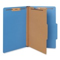 File Folders | Universal UNV10211 Bright Colored Pressboard Classification Folders - Legal, Cobalt Blue (10/Box) image number 1