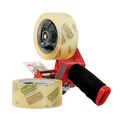 Labels | Scotch 3750-2-ST 3 in. Core Packaging Tape Dispenser with Two Rolls of Tape For Rolls Up to 0.75 in. x 60 yards - Red (2/Pack) image number 3