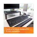Monitor Stands | 3M MS85B 16 in. x 12 in. x 1.75 in. to 5.5 in. 20-lb. Capacity Adjustable Monitor Stand - Black/Silver image number 7