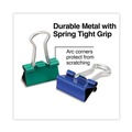 Binding Spines & Combs | Universal UNV31027 Binder Clips with Storage Tub - Mini, Assorted (60/Pack) image number 5