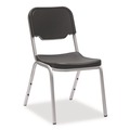 Office Chairs | Iceberg 64111 Rough n Ready 17.5 in. Seat Height Supports Up to 500 lbs. Stack Chair - Black Seat/Back/Base (4/Carton) image number 1