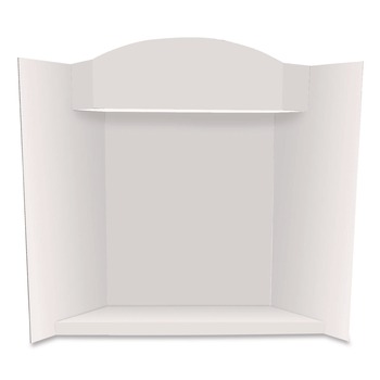 | Royal Brites 27146 Stage It 37 in. x 44 in. 1-Ply Corrugate Display Board - White (5/Pack)