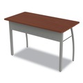 Office Desks & Workstations | Linea Italia LITTR733CH Trento Line 47.25 in. x 23.63 in. x 29.5 in. Rectangular Desk - Cherry image number 3