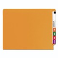 File Folders | Smead 25510 0.75 in. Expansion Shelf-Master Reinforced End Tab Colored Folders - Letter Size/Orange (100/Box) image number 1