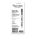Pens | Paper Mate 56047PP 0.7 mm Clear Point HB No. 2 Mechanical Pencils with Tube of Lead/Erasers - Black Lead/Randomly Assorted Barrel Colors (2/Set) image number 1