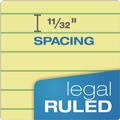Notebooks & Pads | Ampad 20-230 8.5 in. x 14 in. Wide/Legal Ruled Perforated Writing Pads - Canary Yellow (1-Dozen) image number 2