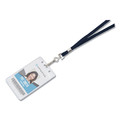 Label & Badge Holders | Advantus 75426 36 in. Long Metal J-Hook Fastener Deluxe Lanyards - Blue (24/Box) image number 3